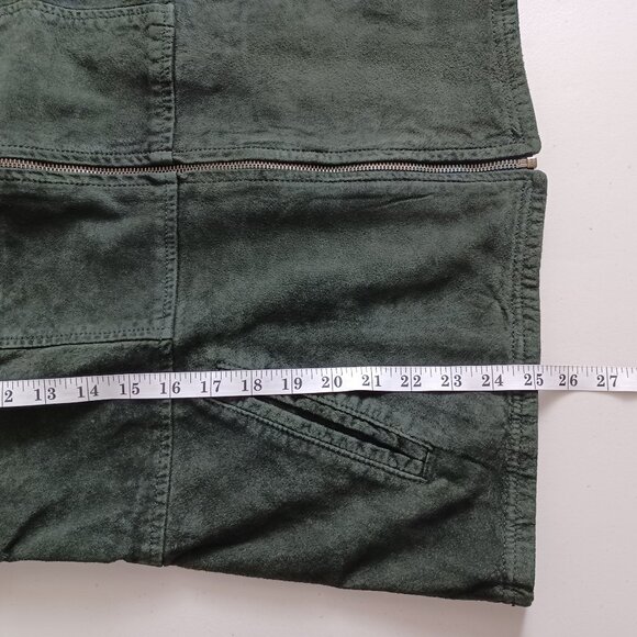 Skotts Washable Suede Zip-up Vest - Picture 16 of 16